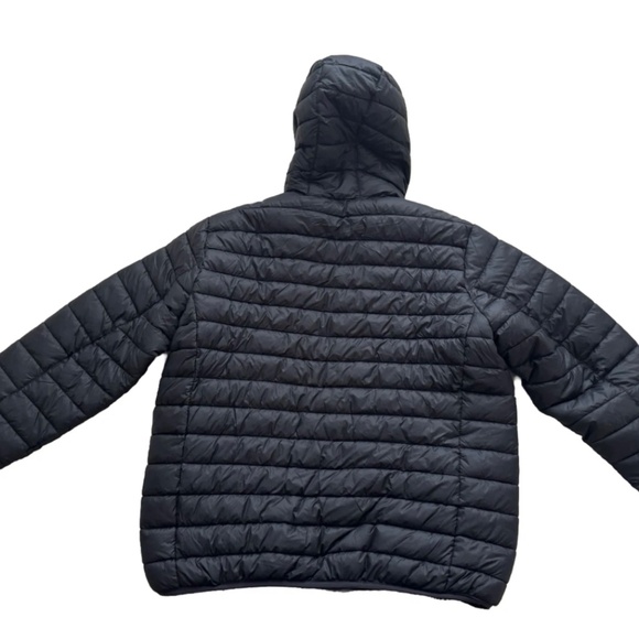 HAWKE & CO Men Winter Puffer Hooded Jacket Coat Sherpa Lined Black XLB - Picture 4 of 9